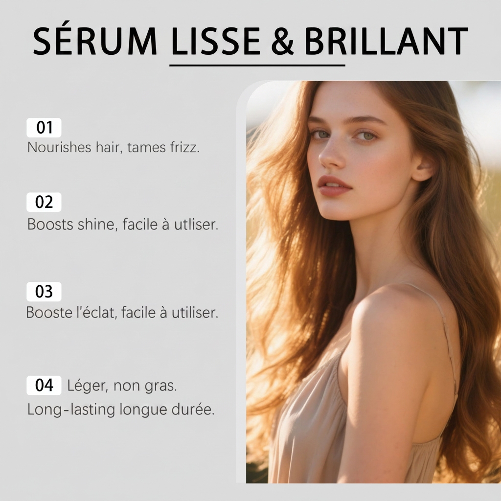 Sérum Lisse & Brillant version française
